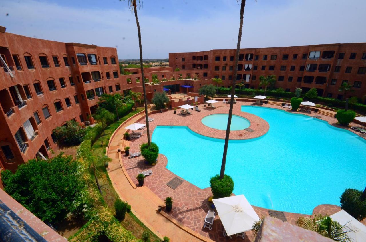 マラケシュAppart Vue Piscine Et Montagne Marrakechアパートメント エクステリア 写真