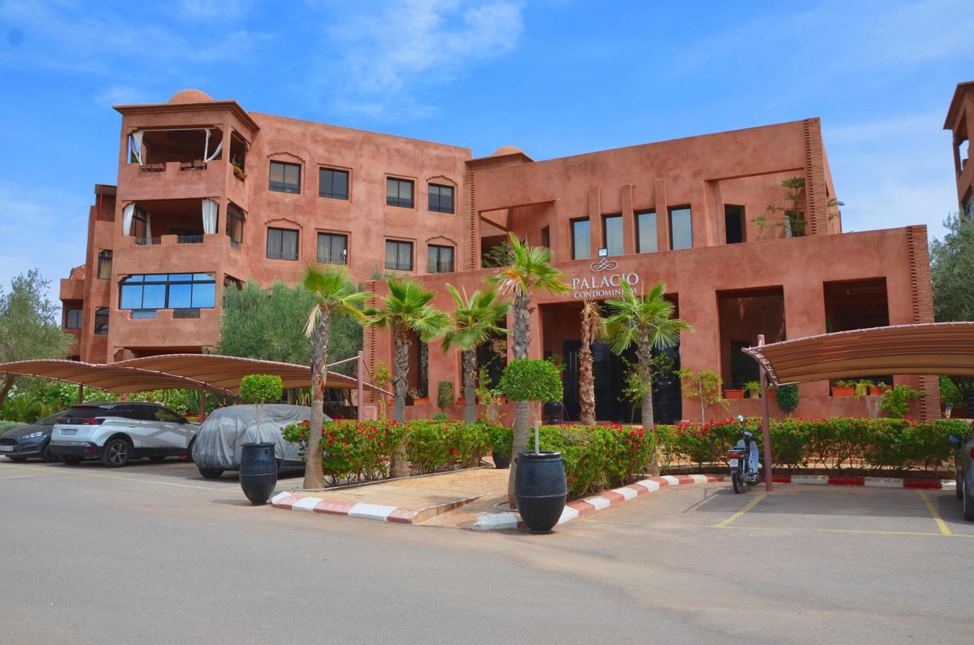 マラケシュAppart Vue Piscine Et Montagne Marrakechアパートメント エクステリア 写真